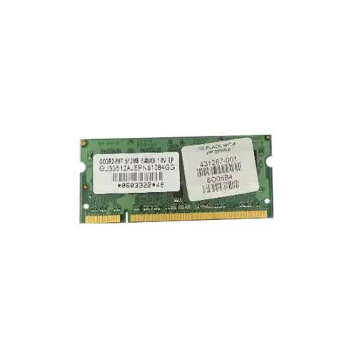 431267-001 - HP 512MB DDR2-667MHz PC2-5300 non-ECC Unbuffered CL5 200…