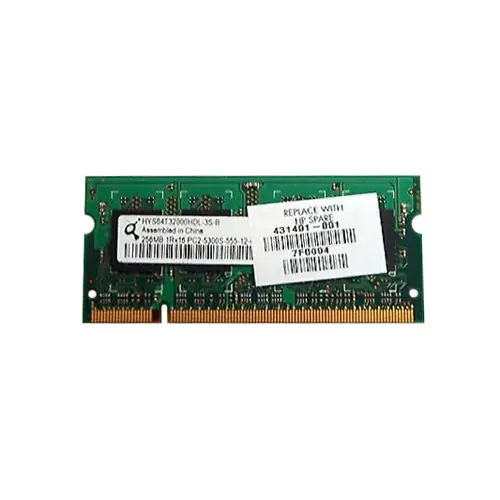 431401-001 - HP 256MB DDR2-667MHz PC2-5300 non-ECC Unbuffered CL5 200…