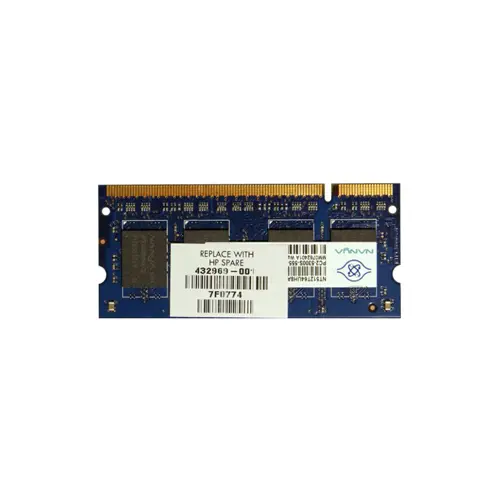 432969-001 - HP 512MB DDR2-667MHz PC2-5300 non-ECC Unbuffered CL5 200…