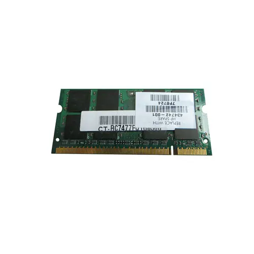 434742-001 - HP 1GB DDR2-667MHz PC2-5300 non-ECC Unbuffered CL5 200-P…