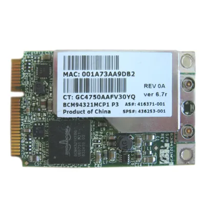 441530-001 - HP Mini PCI-Express 54G WiFi 802.11a/b/g/n Wireless Lan …