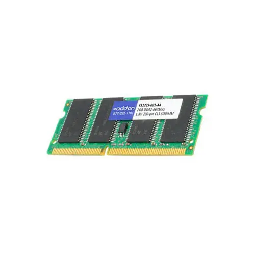 451739-001 - HP 2GB DDR2-667MHz PC2-5300 non-ECC Unbuffered CL5 200-P…