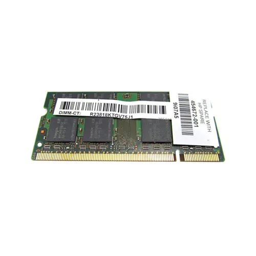 454672-001 - HP 1GB DDR2-667MHz PC2-5300 non-ECC Unbuffered CL5 200-P…