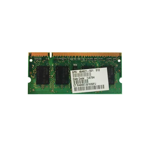 454921-001 - HP 512MB DDR2-667MHz PC2-5300 non-ECC Unbuffered CL5 200…