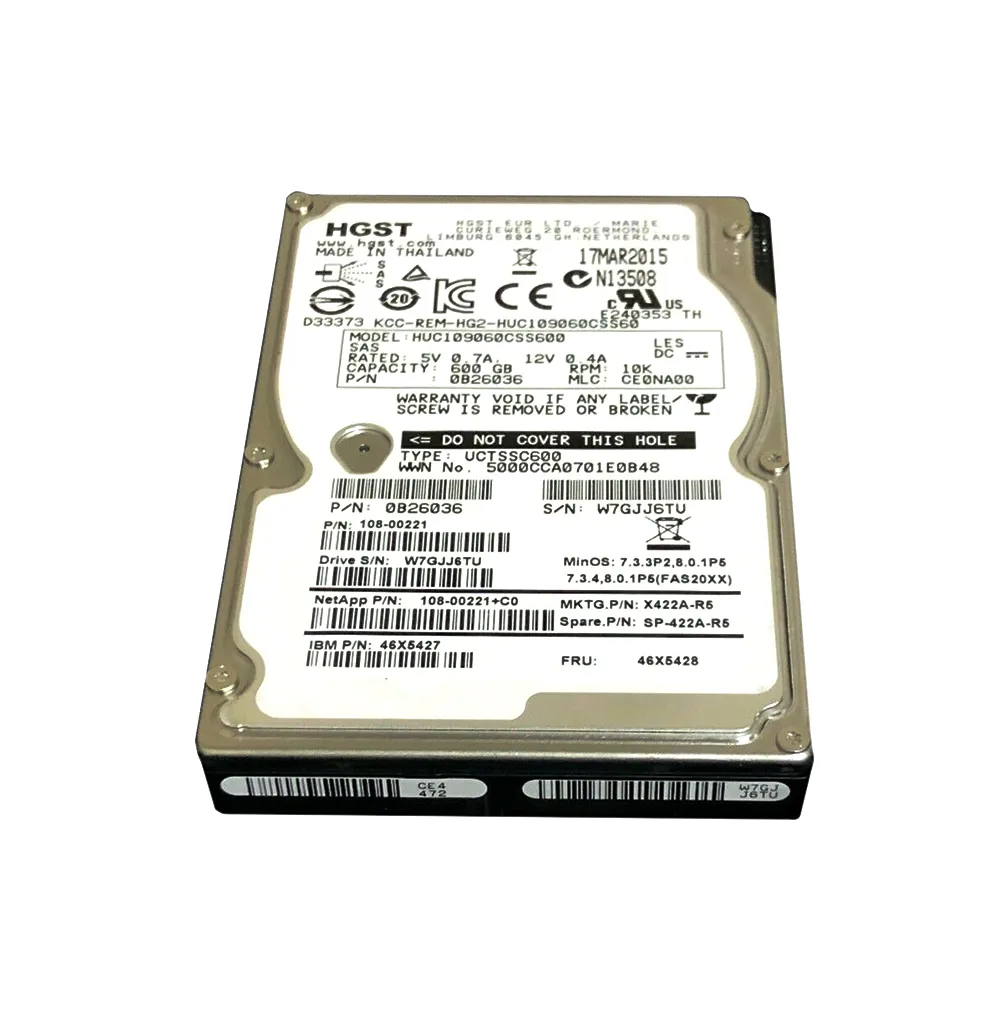 85Y5864 - IBM 600GB 10000RPM SAS 6Gb/s 2.5-Inch Hard Drive