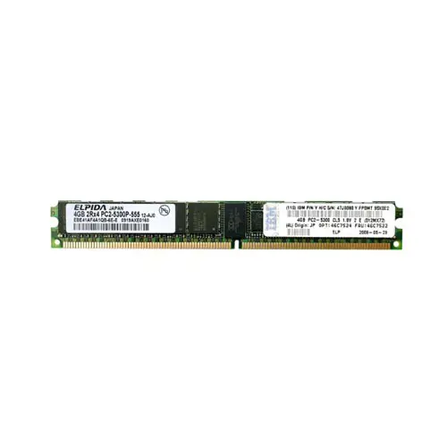 47J0080 - IBM 4GB DDR2-667MHz PC2-5300 ECC Registered CL5 240-Pin DIM…