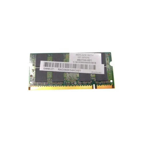 483194-001 - HP 2GB DDR2-800MHz PC2-6400 non-ECC Unbuffered CL6 200-P…