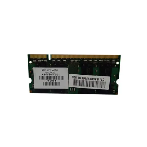 484268-001 - HP 2GB DDR2-800MHz PC2-6400 non-ECC Unbuffered CL6 200-P…