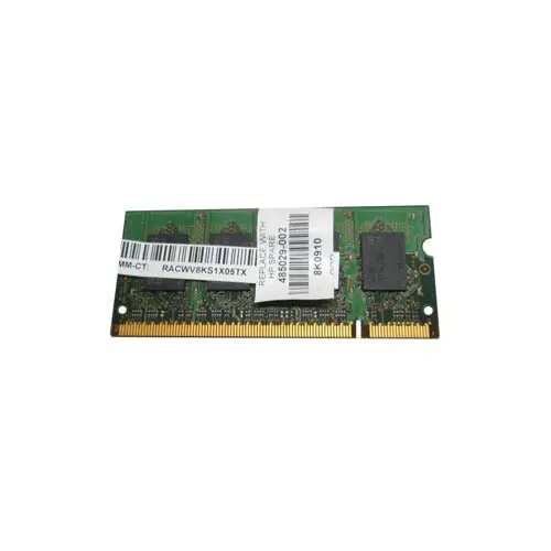 485029-002 - HP 1GB DDR2-667MHz PC2-5300 non-ECC Unbuffered CL5 200-P…