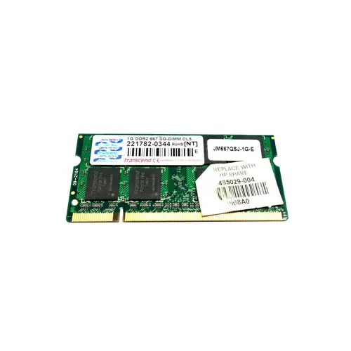 485029-004 - HP 1GB DDR2-667MHz PC2-5300 non-ECC Unbuffered CL5 200-P…