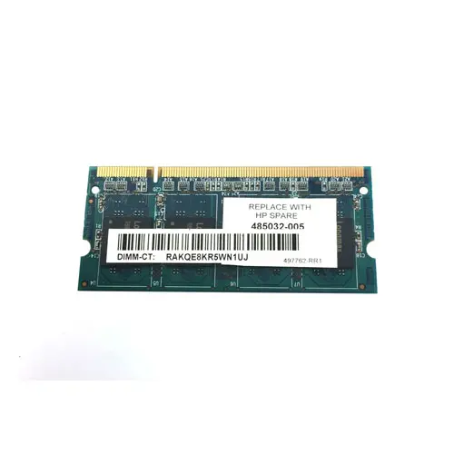 485032-005 - HP 1GB DDR2-800MHz PC2-6400 non-ECC Unbuffered CL6 200-P…
