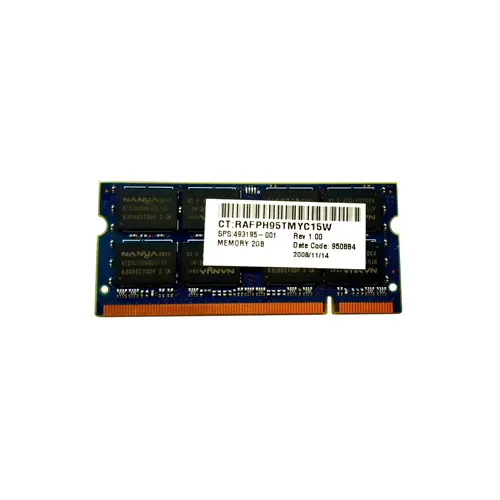 493195-001 - HP 2GB DDR2-800MHz PC2-6400 non-ECC Unbuffered CL6 200-P…