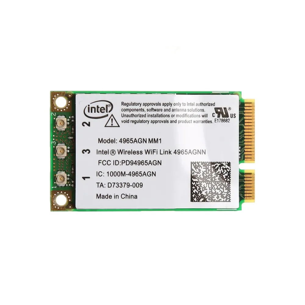 4965AGN - Intel 802.11agn Wireless WiFi Link Mini PCI Express Card