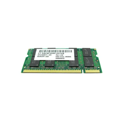 500577-001N - HP 2GB DDR2-800MHz PC2-6400 non-ECC Unbuffered CL6 200-…