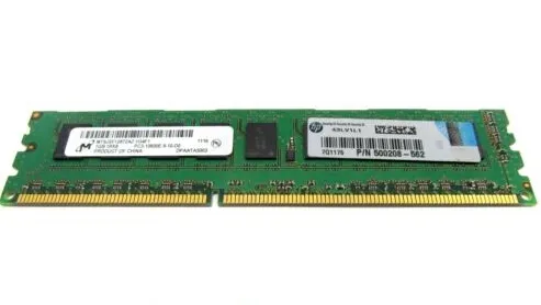 500668-B21 - HP 1GB DDR3-1333MHz PC3-10600 ECC Unbuffered CL9 240-Pin…