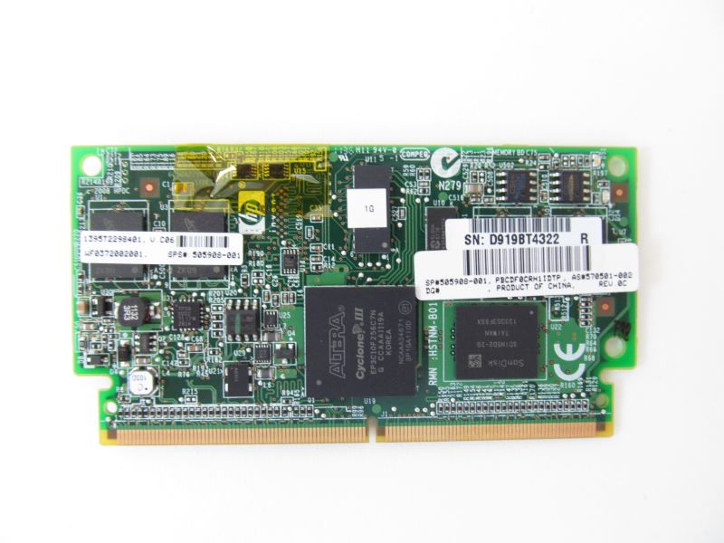 P410 Cache Module 505908-001 - HPE 1GB FBWC (Flash Backed Write Cache) Memory