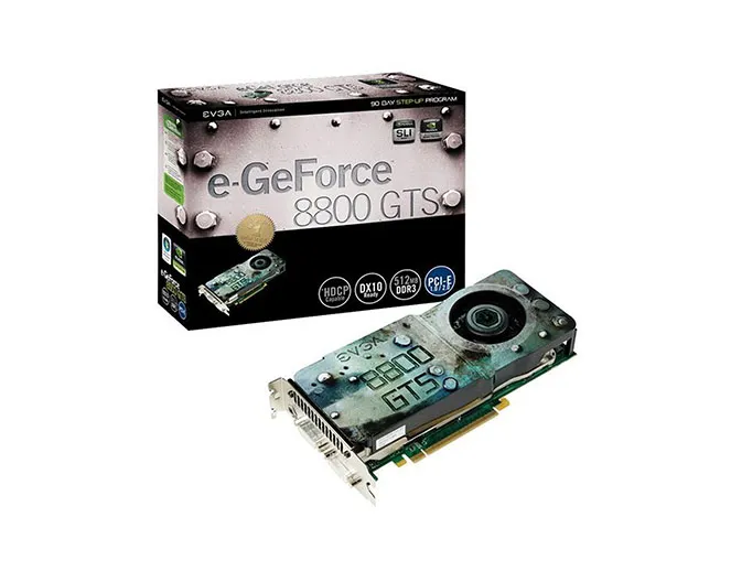 512-P3-N841-KR - EVGA e-GeForce 8800 GTS 512MB DDR3 PCI Express 2.0 D…