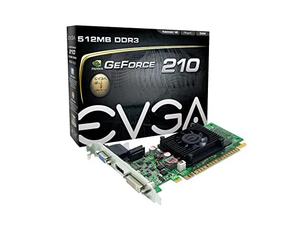 521-P3-1311-KR - EVGA GeForce 210 512MB DDR3 32-Bit DVI-I Output PCI …