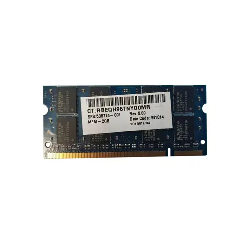 535774-001 - HP 2GB DDR2-800MHz PC2-6400 non-ECC Unbuffered CL6 200-P…
