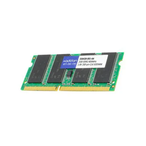 536428-001 - HP 2GB DDR2-800MHz PC2-6400 non-ECC Unbuffered CL6 200-P…