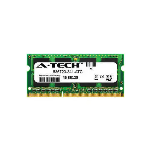 536723-341 - HP 2GB DDR3-1333MHz PC3-10600 non-ECC Unbuffered CL9 204…
