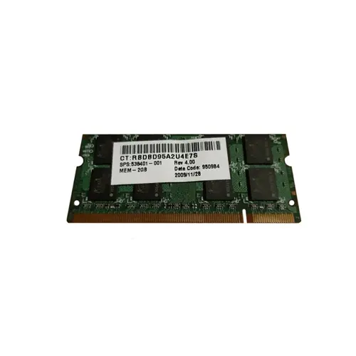 538401-001 - HP 2GB DDR2-800MHz PC2-6400 non-ECC Unbuffered CL6 200-P…