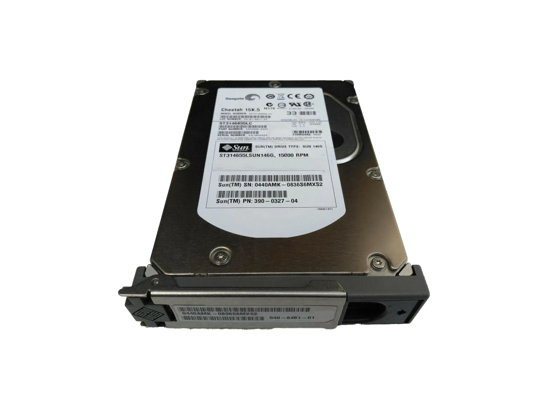 540-6461-01 - Sun 146GB 15000RPM Ultra-320 SCSI LVD Hot-Pluggable 80-…