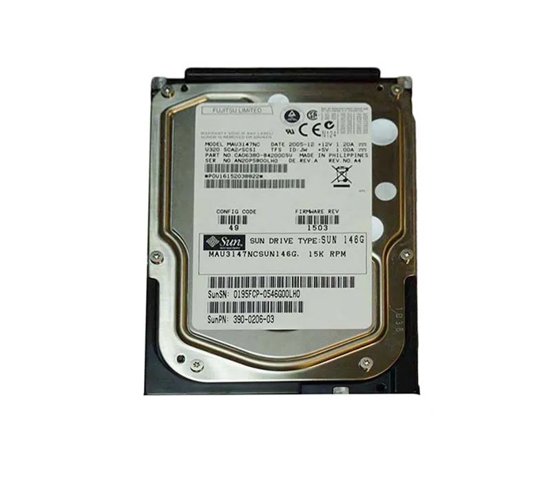 540-6484 - Sun 146GB 15000RPM Ultra-320 SCSI LVD Hot-Pluggable 80-Pin…