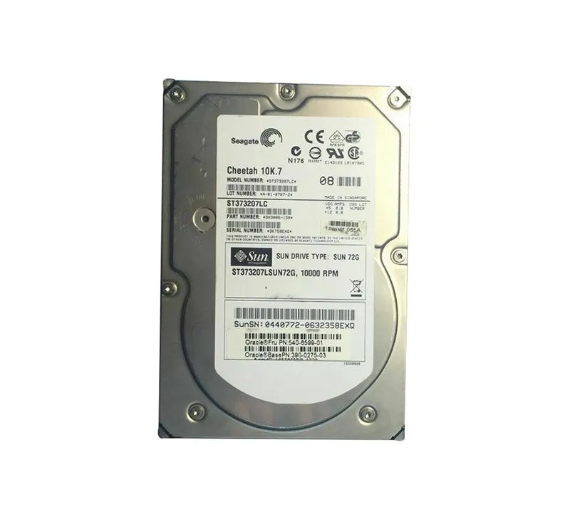 540-6599-01 - Sun 73GB 10000RPM Ultra-320 SCSI 80-Pin 3.5-inch Hard D…