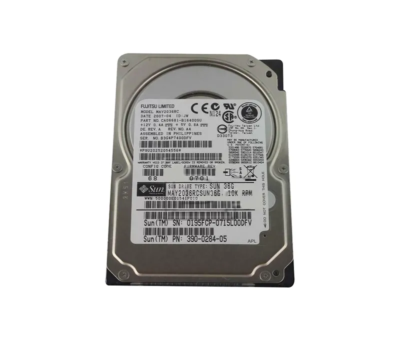 540-6610-01 - Sun 36.4GB 10000RPM SAS 3Gb/s 2.5-inch Hard Drive