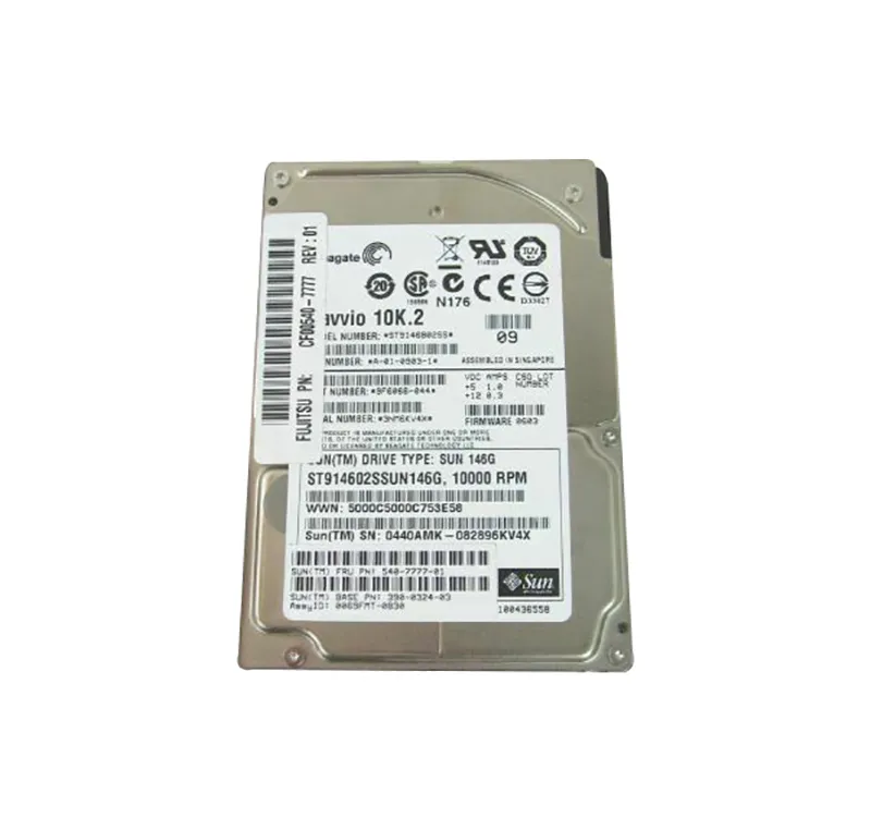 540-7777 - Sun 146GB 10000RPM SAS 3GB/s Hot-Pluggable 2.5-inch Hard D…