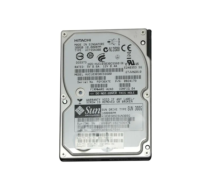 540-7869-02 - Sun 300GB 10000RPM SAS 6Gb/s 16MB Cache 2.5-inch Hard D…