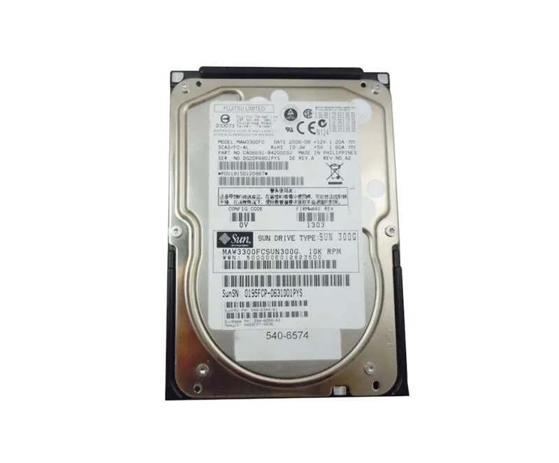 5406574 - Sun 300GB 10000RPM Fibre Channel 2GB/s 8MB Cache 3.5-inch H…