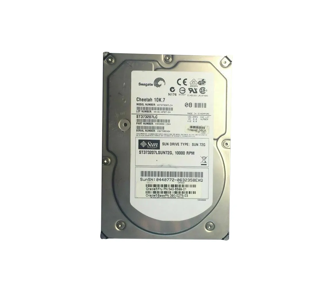 5406599-01 - Sun 73GB 10000RPM Ultra-320 SCSI LVD Hot-Pluggable 80-Pi…
