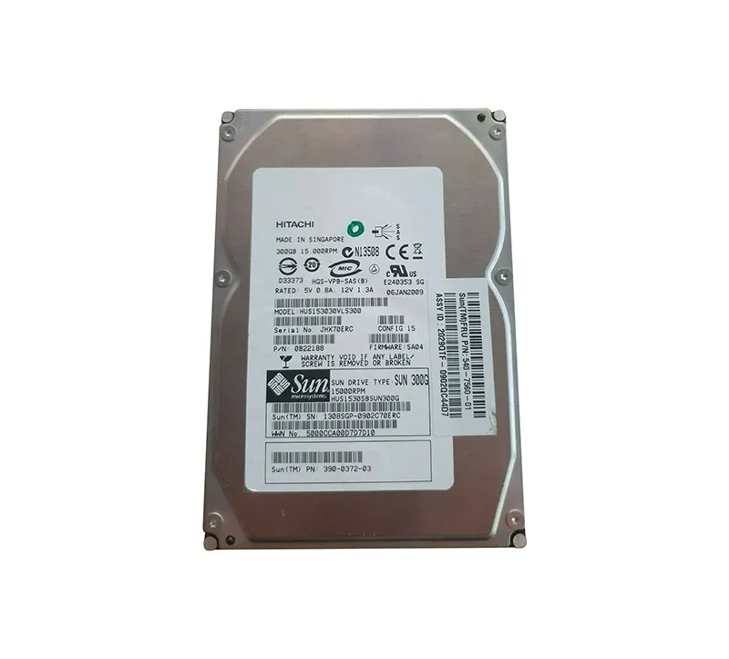 5407560 - Sun 300GB 15000RPM SAS 3GB/s Hot-Pluggable 16MB Cache 3.5-i…
