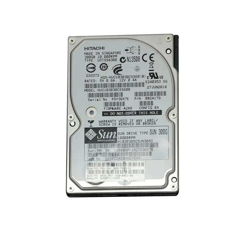 5407869-02 - Sun 300GB 10000RPM SAS 6GB/s Hot-Pluggable 16MB Cache 2.…