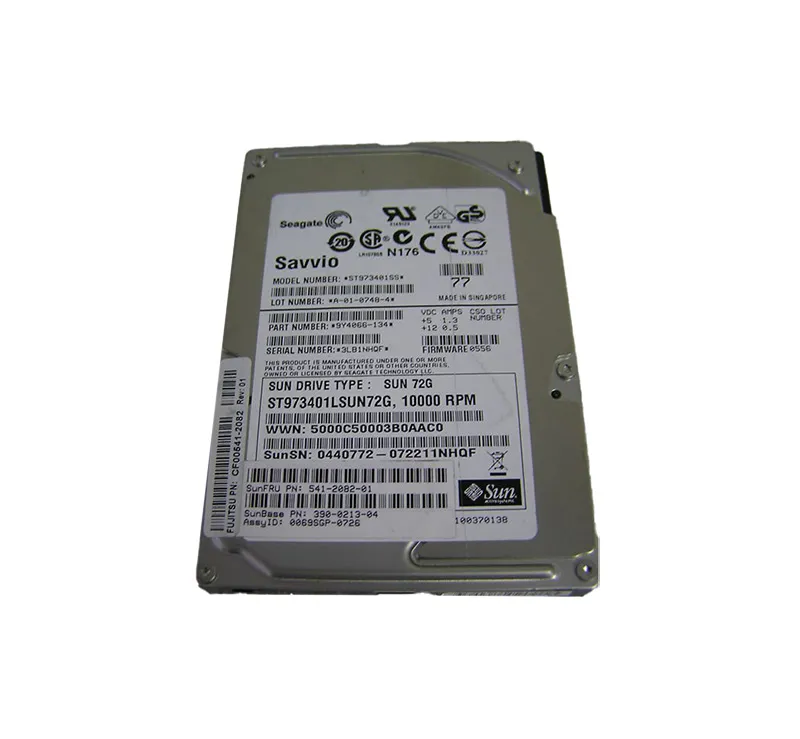 541-2082 - Sun 73GB 10000RPM SAS 3Gb/s 2.5-inch Hard Drive