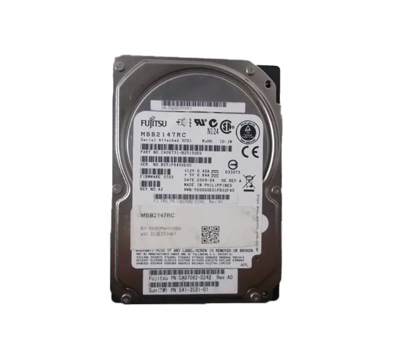 541-3531 - Sun 146GB 10000RPM SAS 3GB/s Hot-Pluggable 2.5-inch Hard D…