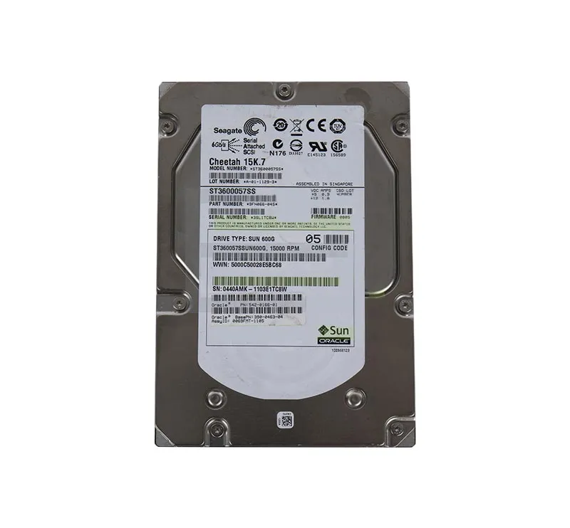 542-0166 - Sun 600GB 15000RPM SAS 6GB/s Hot-Pluggable 16MB Cache 3.5-…