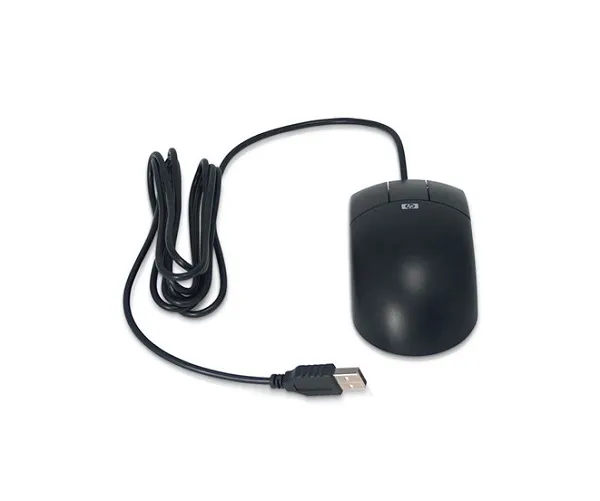 573077-001 - HP 3-Button USB Optical Mouse (Jack Black Color) 2.9m (1…