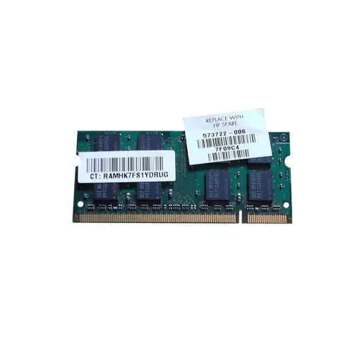 573722-006 - HP 2GB DDR2-800MHz PC2-6400 non-ECC Unbuffered CL6 200-P…