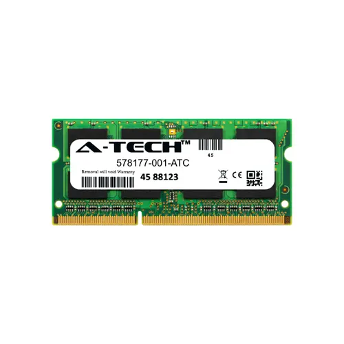 578177-001 - HP 2GB DDR3-1333MHz PC3-10600 non-ECC Unbuffered CL9 204…