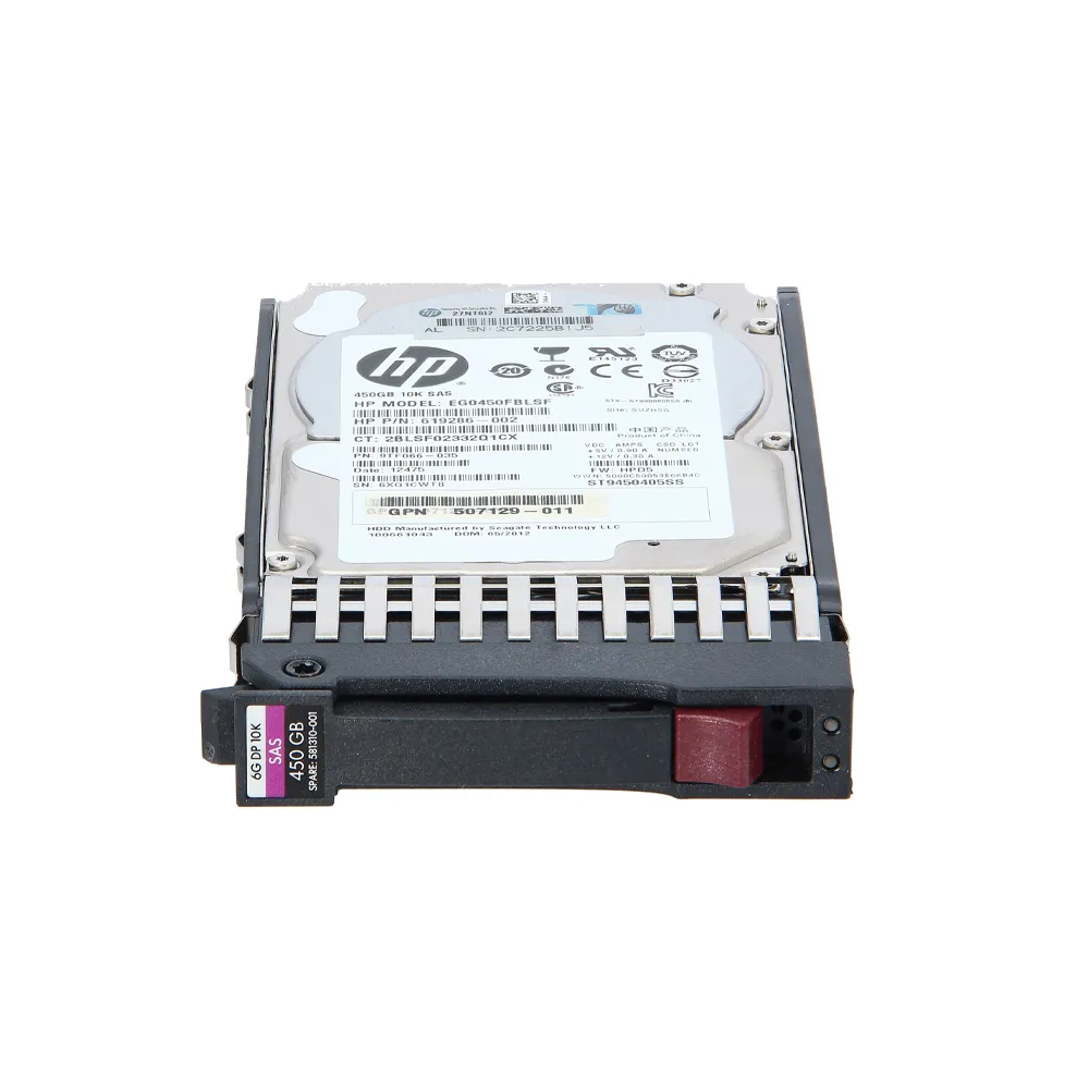 597609-002 - HP 450GB 10000RPM SAS 6GB/s Hot-Pluggable Dual Port 2.5-…