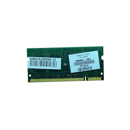 598861-001 - HP 1GB DDR2-800MHz PC2-6400 non-ECC Unbuffered CL6 200-P…