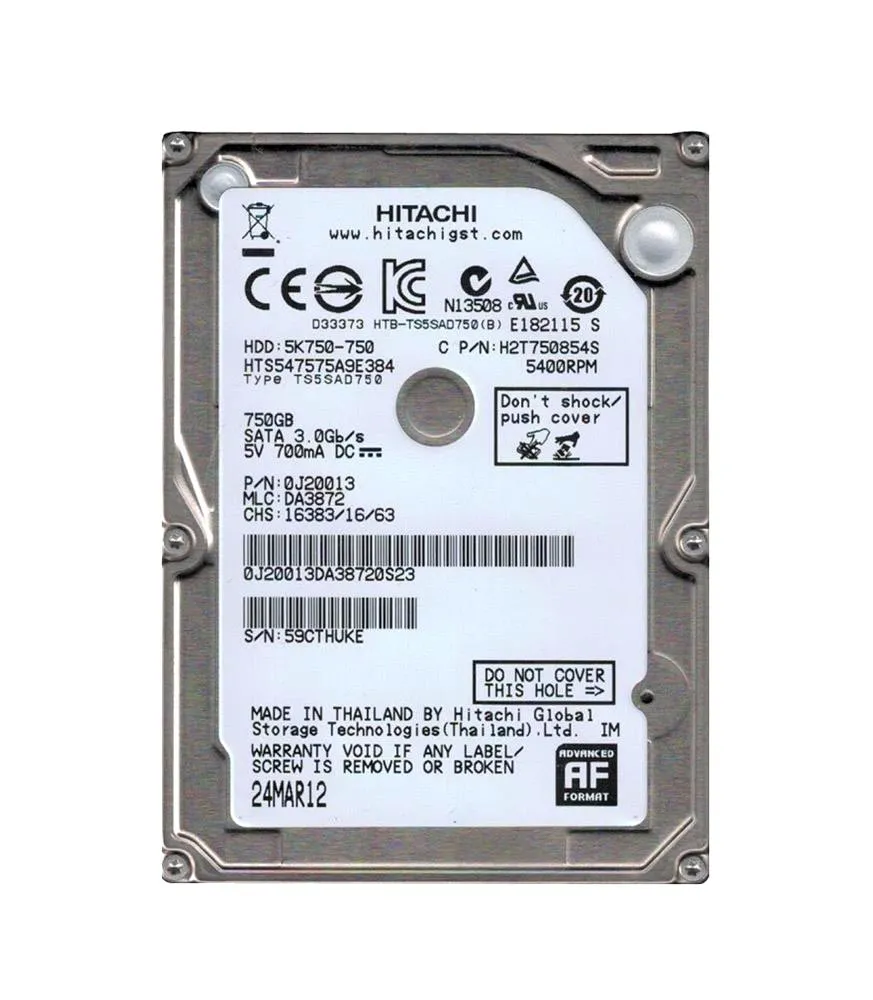 871 正常 750GB HDD 5個 2.5インチ 871 正常 750GB HDD 5個 2.5インチ