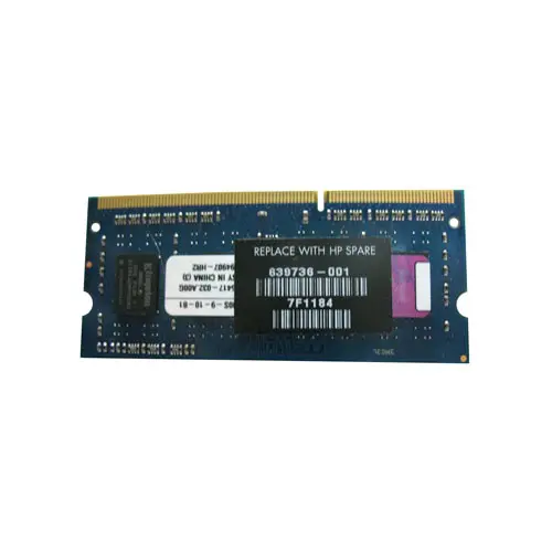 639736-001 - HP 1GB DDR3-1333MHz PC3-10600 non-ECC Unbuffered CL9 204…