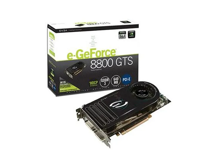 640-P2-N827-KR - EVGA GeForce 8800 GTS 640MB GDDR3 320-Bit HDCP Ready…
