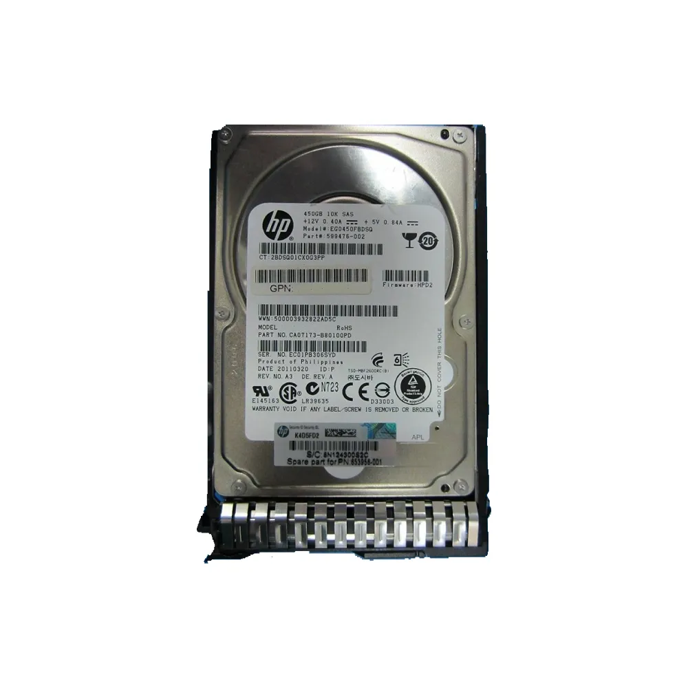 652572-B21 - HP 450GB 10000RPM SAS 6GB/s Hot-Pluggable Dual Port 2.5-…