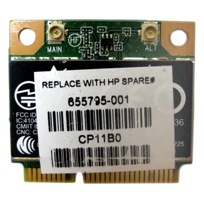 655795-001 - HP Atheros 9485GN Mini PCI-Express 802.11b/g/n WiFi Wire…