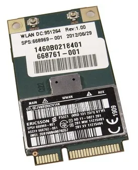 668969-001 - HP Ericsson F5321 HSPA WWAN Module With GPS